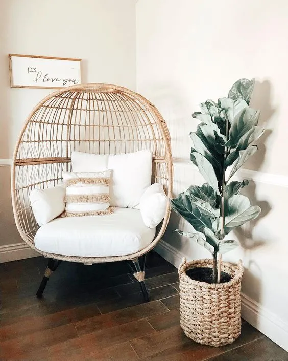 Egg Chair For Living Room Or Outdoor - Cozy Decor